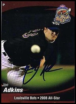 2008 Choice Louisville Bats 1 Jon Adkins